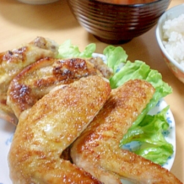 魚焼きグリルで簡単ウマイ 手羽先のカレー風味 レシピ 作り方 By はちわれ413 楽天レシピ